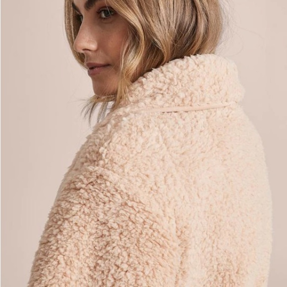 Jason Maxwell Cream Teddy Jacket